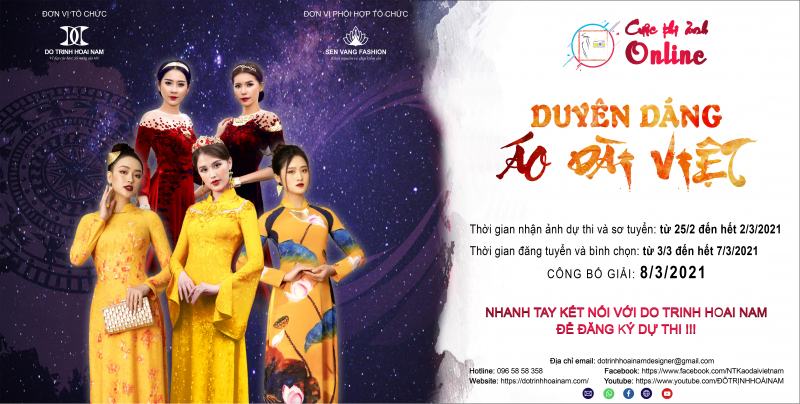 CUỘC THI ẢNH “DUYÊN DÁNG ÁO DÀI VIỆT” | Áo Dài Đỗ Trịnh Hoài Nam